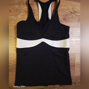 Lululemon Black and White Women's Tank Top